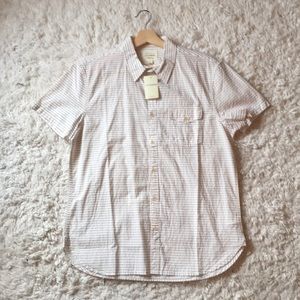 NWT Lucky Brand. Men's short sleeve button down.